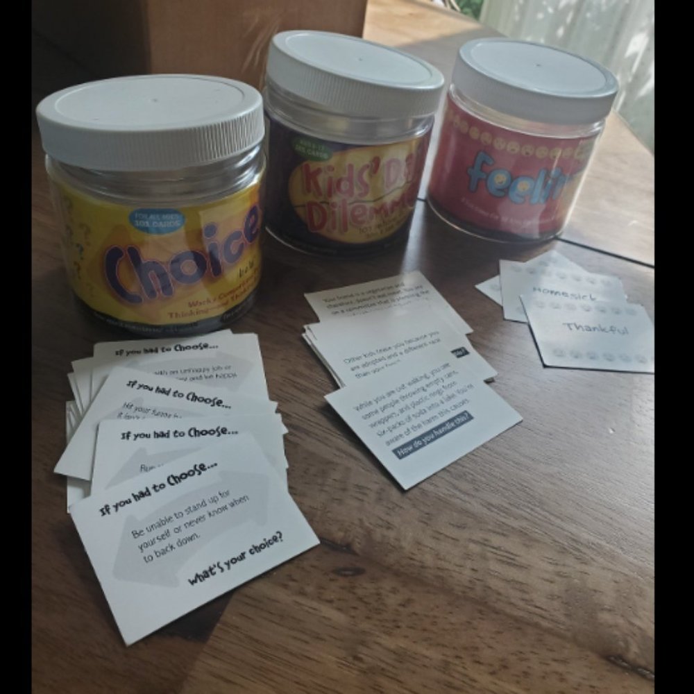 Choices , feelings, kids daily dilemmas In a jar free spirit publishing